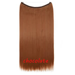 Load image into Gallery viewer, 20inch Invisible Wire No Clip One Piece Halo Hair Extension flip
