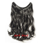 Load image into Gallery viewer, 20inch Invisible Wire No Clip One Piece Halo Hair Extension flip
