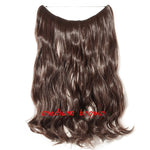 Load image into Gallery viewer, 20inch Invisible Wire No Clip One Piece Halo Hair Extension flip
