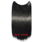 Load image into Gallery viewer, 20inch Invisible Wire No Clip One Piece Halo Hair Extension flip
