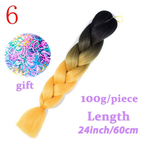 LISI HAIR 24 Inch Braiding Hair Extensions