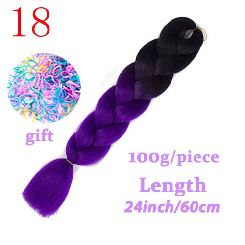 LISI HAIR 24 Inch Braiding Hair Extensions