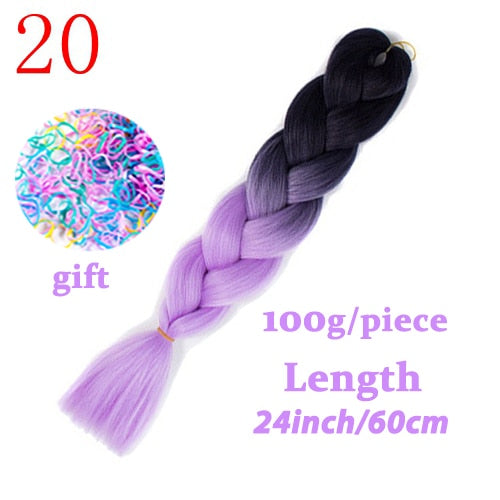 LISI HAIR 24 Inch Braiding Hair Extensions