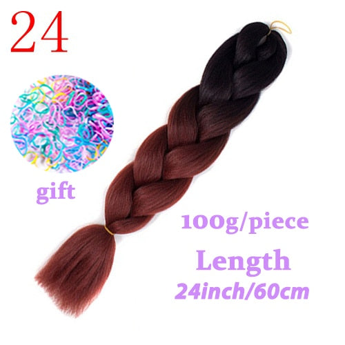 LISI HAIR 24 Inch Braiding Hair Extensions