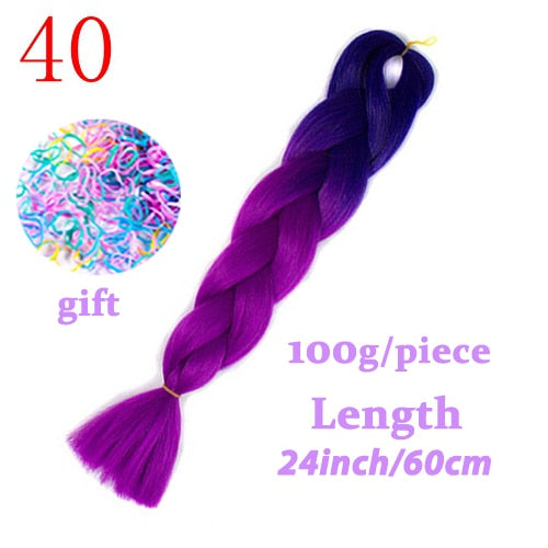 LISI HAIR 24 Inch Braiding Hair Extensions