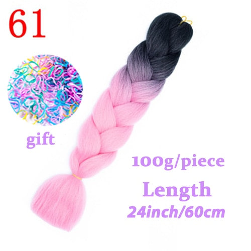 LISI HAIR 24 Inch Braiding Hair Extensions