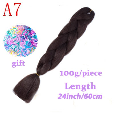 LISI HAIR 24 Inch Braiding Hair Extensions