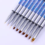 Load image into Gallery viewer, NICOLE DIARY UV Gel Brush Liner Painting Pen Acrylic Drawing Brush
