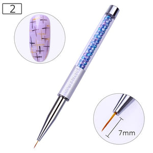 NICOLE DIARY UV Gel Brush Liner Painting Pen Acrylic Drawing Brush