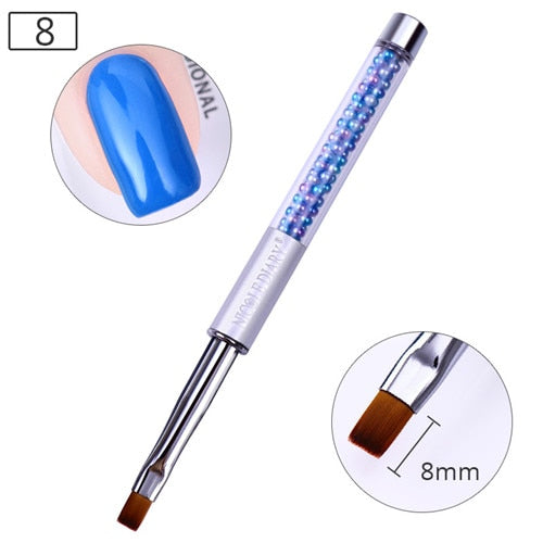 NICOLE DIARY UV Gel Brush Liner Painting Pen Acrylic Drawing Brush