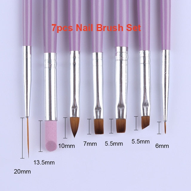 NICOLE DIARY UV Gel Brush Liner Painting Pen Acrylic Drawing Brush