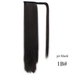 Load image into Gallery viewer, Vigorous Corn Wavy Long Ponytail Synthetic Hairpiece Wrap on Clip Hair Extensions
