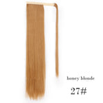 Load image into Gallery viewer, Vigorous Corn Wavy Long Ponytail Synthetic Hairpiece Wrap on Clip Hair Extensions
