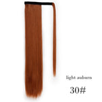 Load image into Gallery viewer, Vigorous Corn Wavy Long Ponytail Synthetic Hairpiece Wrap on Clip Hair Extensions
