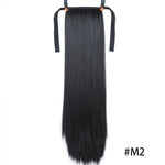 Load image into Gallery viewer, MSTN 30-Inch Synthetic Hair Fiber Heat-Resistant Straight Hair With Ponytail Hair  Extended
