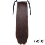 Load image into Gallery viewer, MSTN 30-Inch Synthetic Hair Fiber Heat-Resistant Straight Hair With Ponytail Hair  Extended
