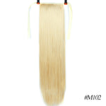 Load image into Gallery viewer, MSTN 30-Inch Synthetic Hair Fiber Heat-Resistant Straight Hair With Ponytail Hair  Extended
