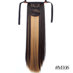 Load image into Gallery viewer, MSTN 30-Inch Synthetic Hair Fiber Heat-Resistant Straight Hair With Ponytail Hair  Extended
