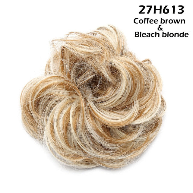 Snoilite 25color elastic chignon hair extension