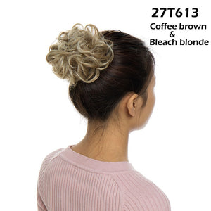 Snoilite 25color elastic chignon hair extension