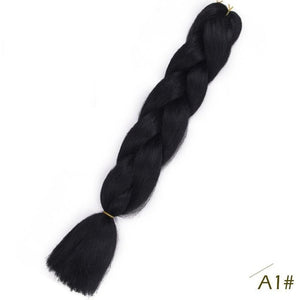 Spring sunshine 24inch Jumbo Braids Long Strands Ombre Crochet Braid Synthetic Braiding Hair Extensions