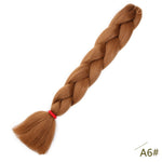 Load image into Gallery viewer, Spring sunshine 24inch Jumbo Braids Long Strands Ombre Crochet Braid Synthetic Braiding Hair Extensions
