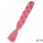 Load image into Gallery viewer, Spring sunshine 24inch Jumbo Braids Long Strands Ombre Crochet Braid Synthetic Braiding Hair Extensions

