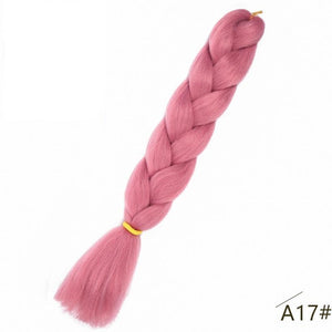 Spring sunshine 24inch Jumbo Braids Long Strands Ombre Crochet Braid Synthetic Braiding Hair Extensions