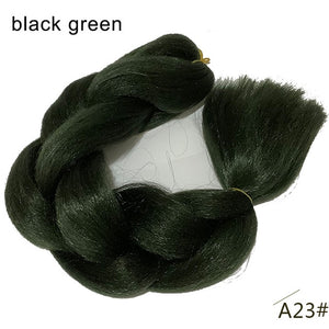 Spring sunshine 24inch Jumbo Braids Long Strands Ombre Crochet Braid Synthetic Braiding Hair Extensions