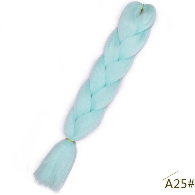 Spring sunshine 24inch Jumbo Braids Long Strands Ombre Crochet Braid Synthetic Braiding Hair Extensions