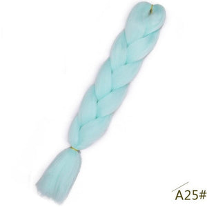 Spring sunshine 24inch Jumbo Braids Long Strands Ombre Crochet Braid Synthetic Braiding Hair Extensions