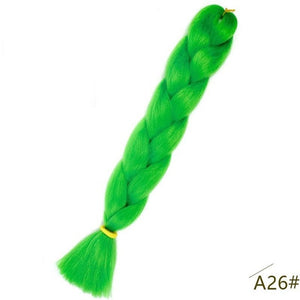 Spring sunshine 24inch Jumbo Braids Long Strands Ombre Crochet Braid Synthetic Braiding Hair Extensions