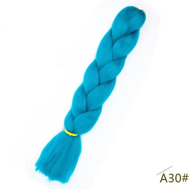 Spring sunshine 24inch Jumbo Braids Long Strands Ombre Crochet Braid Synthetic Braiding Hair Extensions