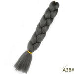 Load image into Gallery viewer, Spring sunshine 24inch Jumbo Braids Long Strands Ombre Crochet Braid Synthetic Braiding Hair Extensions
