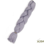 Load image into Gallery viewer, Spring sunshine 24inch Jumbo Braids Long Strands Ombre Crochet Braid Synthetic Braiding Hair Extensions
