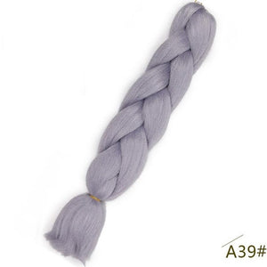 Spring sunshine 24inch Jumbo Braids Long Strands Ombre Crochet Braid Synthetic Braiding Hair Extensions
