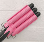 Load image into Gallery viewer, Professional Hair Curling Iron Ceramic Triple Barrel Hair Curler Irons
