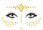 Load image into Gallery viewer, 2019 New Gold Face Temporary Tattoo Waterproof Blocked Freckles Makeup Sticker
