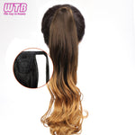 Load image into Gallery viewer, WTB 22&quot; Long Wavy Wrap Around Clip In Ponytail Hair Extension
