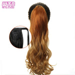 Load image into Gallery viewer, WTB 22&quot; Long Wavy Wrap Around Clip In Ponytail Hair Extension
