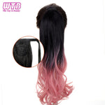 Load image into Gallery viewer, WTB 22&quot; Long Wavy Wrap Around Clip In Ponytail Hair Extension
