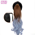 Load image into Gallery viewer, WTB 22&quot; Long Wavy Wrap Around Clip In Ponytail Hair Extension
